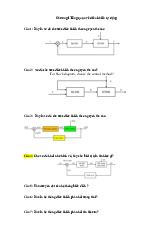 LTDKTD 1: Câu Hỏi Ôn Thi Điều Khiển Tự Động Chương 1 & 2 | Đại học Điện lực