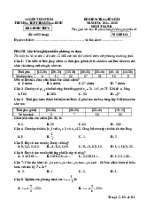Đề giữa kì 1 Toán 11 năm 2024 – 2025 trường THPT Trường Chinh – Kon Tum