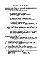 Lời giải câu hỏi và bài tập Kinh tế vĩ mô | Kinh tế vĩ mô | Đại học Ngoại thương