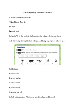 Tiếng Anh 6 Unit 2: Preview | Explorer English