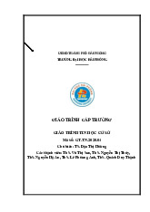GT TIN HỌC CS (NTPV)nhân hay môi trường sống của chủ thể quyền Một cá nhân ngoại trừ những người k