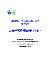 Pdf report-5 compress - Chemistry Laboratory | Trường Đại học Quốc tế, Đại học Quốc gia Thành phố HCM