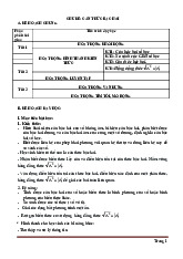 Giáo Án Đại Số 9 HK 1 Gồm 5 Bước Hoạt Động Theo Phương Pháp Mới