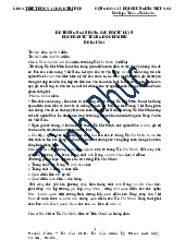 Hệ thống ngân hàng câu hỏi tự luận Môn Thực vật học | Trường Học Viện nông nghiệp Việt Nam