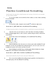 Exercise 4 instruction - Business Computing Skills | Trường Đại học Quốc tế, Đại học Quốc gia Thành phố HCM