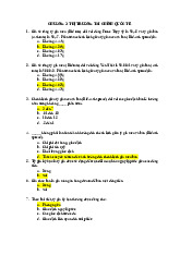 Câu hỏi trắc nghiệm Chương 3: Thị trường tài chính quốc tế môn Tài chính quốc tế | Đại học Kinh tế Thành phố Hồ Chí Minh