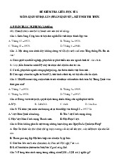 Đề thi giữa học kỳ 1 môn Lịch sử & Địa Lý lớp 9 năm học 2024 - 2025 | Bộ sách Kết nối tri thức