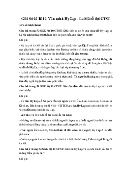Giải Sử 10 Bài 9: Văn minh Hy Lạp - La Mã cổ đại CTST