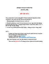 Bài tập số 1 môn Quy hoạch tuyến tính - Toán ứng dụng | Trường Đại học Khoa học Tự nhiên, Đại học Quốc gia Thành phố Hồ Chí Minh