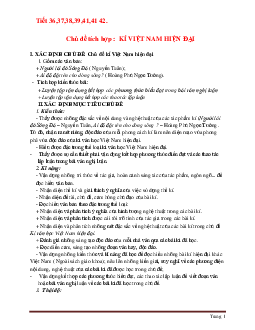 Giáo án chủ đề tích hợp ký Việt Nam hiện đại Văn 12