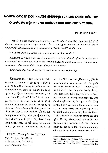 Nguồn gốc, biểu hiện và cảnh báo chủ nghĩa dân túy đối với Việt Nam?