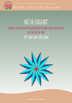 Mũ và logarit trong đề thi THPT môn Toán (2017 – 2020)