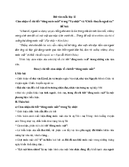 So sánh chi tiết nước mắt trong tác phẩm Vợ nhặt và Chiếc thuyền ngoài xa | Văn mẫu 12