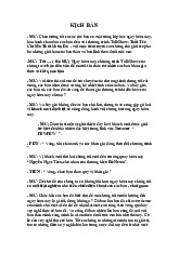 Kịch bản MC - Tài liệu tổng hợp