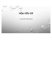 Hiệu ứng điện từ trong Hóa hữu cơ - Bài TS. Nguyễn Thành Trung