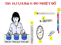 Giáo án điện tử Khoa học tự nhiên 6 bài 8 Kết nối tri thức : Đo nhiệt độ