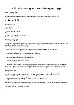 Giải Toán 10 Bài tập cuối chương II | Chân trời sáng tạo