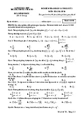 Đề học kỳ 2 Toán 10 năm 2024 – 2025 trường THPT Lý Thái Tổ – Bắc Ninh