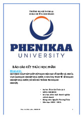 Tìm hiểu các quy định của Pháp luật Việt Nam hiện nay về quyền và nghĩa vụ của Doanh nghiệp Nhà nước | Bài báo cáo kết thúc học phần Luật doanh nghiệp và kinh doanh