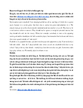 Đoạn Văn Tiếng Anh Về Sở Thích Chơi Bóng Đá Hay - Tài liệu tổng hợp