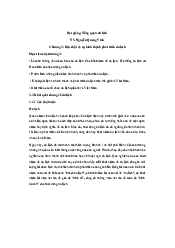 Bài giảng tổng quan du lich chương 1 | Trường đại học Lao động - Xã hội