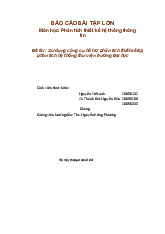 Sử dụng công cụ hỗ trợ phân tích thiết kế EA phân tích hệ thống thư viện trường Đại học | Báo cáo Môn Phân tích thiết kế hệ thống - Trường Cao đẳng Công Nghệ Bách Khoa Hà Nội