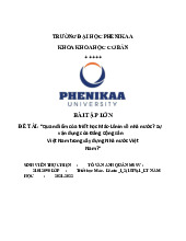 Quan điểm của triết học Mác-Lênin về nhà nước? Sự vận dụng của Đảng Cộng sản Việt Nam trong xây dựng Nhà nước Việt Nam? | Bài tập lớn môn Triết học Mác - Lênin