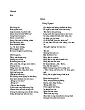 Nhóm 6 - Phân Tích Bài Thơ "Nhớ" của Hồng Nguyên