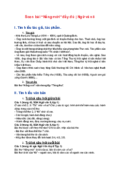Soạn bài “Nắng mới” đầy đủ | Ngữ văn 8 Bài 2: Thơ sáu chữ, bảy chữ sách Cánh Diều