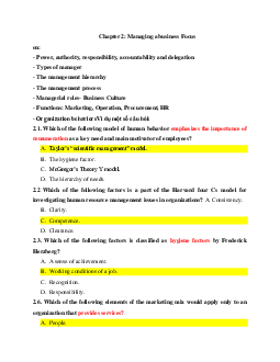 Bộ câu hỏi trắc nghiệm ôn tập chương 2 môn Business Technology and Finance bằng tiếng Anh có đáp án