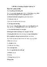 Đề thi giữa học kỳ 1 môn Hoạt động trải nghiệm lớp 8 năm học 2024 - 2025 | Bộ sách Chân trời sáng tạo