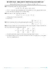 Kiểm tra toán cao cấp | Trường Đại học Điện lực