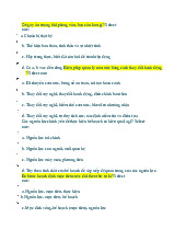 Trắc nghiệm về Kỹ Năng Giao Tiếp | Đại học Nguyễn Tất Thành