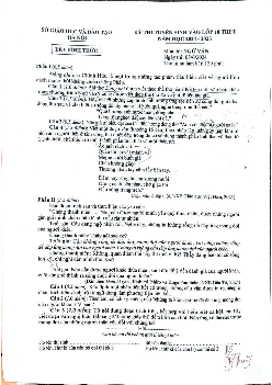 Đề thi tuyển sinh vào 10 môn Ngữ Văn của Sở GD&ĐT Hà Nội năm 2024 - 2025
