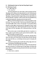 Tiểu luận Môi trường kinh doanh của Tập đoàn Trung Nguyên Legend | Trường Đại học Kinh tế, Đại học Quốc gia Hà Nội