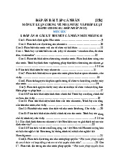 Đề cương Môn Lý luận chung | Trường Đại học Luật Hà Nội