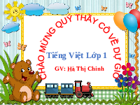 Giáo án điện tử Tiếng việt 1 bài 5 Chân trời sáng tạo : Ôn tập