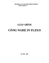 Giáo trình Môn Công nghệ in Flexo | Trường Cao đẳng Công nghệ Tây Nguyên