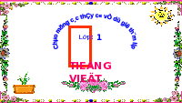 Giáo án điện tử Tiếng việt 1 bài 4 Chân trời sáng tạo: Học vấn: ut, ưt