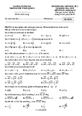 Đề giữa học kỳ 1 Toán 10 năm 2024 – 2025 trường THPT Ngô Quyền – Đồng Nai