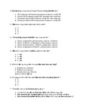 Tổng hợp câu hỏi trắc nghiệm ôn tập môn Công nghệ thông tin  | Trường đại học Kinh Doanh và Công Nghệ Hà Nội