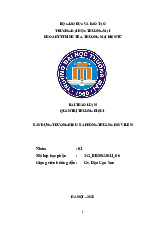 Xây Dựng Thương Hiệu Xà Phòng Vilen | Bài thảo luận quản trị thương hiệu