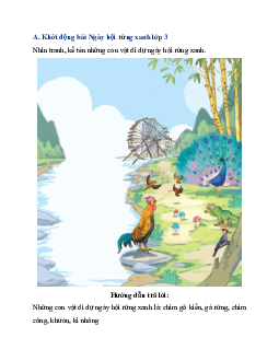 Giải SGK Tiếng Việt 3 trang 23, 24 Bài 5: Ngày hội rừng xanh - Phần đọc | Kết nối tri thức