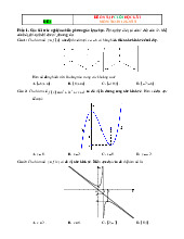 Đề ôn tập cuối học kỳ I môn Toán 12 – Kết nối tri thức