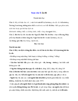 Soạn bài: Lá đỏ Ngữ Văn 8 | Kết nối tri thức