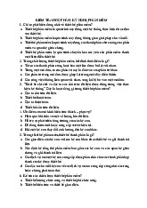 Câu hỏi và đáp án kiểm tra môn Kỹ nghệ phần mềm | Trường Đại học Kinh Doanh và Công Nghệ Hà Nội