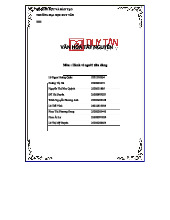 Văn hóa Tây Nguyên trong Hành vi Người tiêu dùng (Môn học: Hành vi NC)