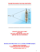 Luyện kỹ năng Toán 11 ứng dụng thực tế của lượng giác