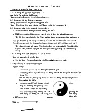 Đề cương ôn tập học thuyết âm dương, ngũ hành, tạng phủ | Dược học cổ truyền | Trường Đại học Y Dược , Đại học Quốc gia Hà Nội