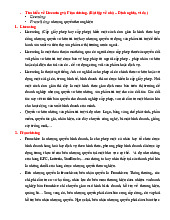 Khái niệm về Licensing và Franchising trong kinh doanh (Bài tập)